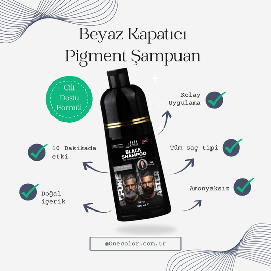 Beyaz Kapatıcı Pigment Saç Şampuanı