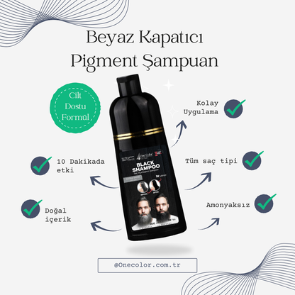 OneColor Beyaz Kapatıcı Pigment Saç Şampuanı